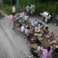 The barbecue terrace in full swing