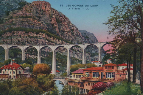 pont loup postcard