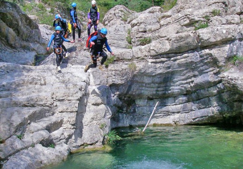 canyoning pont du loup