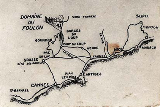 Même dans les années 50, le propriétaire était conscient de la situation rare dont jouit Le Foulon.